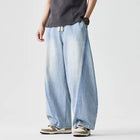 Pantaloni in denim Hip Hop da uomo High Street Autunno Pantaloni a gamba larga Uomo Casual Harajuku Jeans dritti Uomo Pantaloni cargo oversize larghi