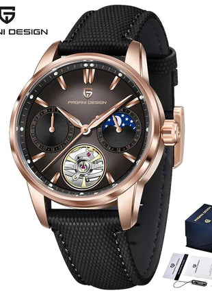 PAGANI DESIGN 41MM Orologio da uomo Orologio meccanico automatico di lusso Orologio da pilota impermeabile in acciaio inossidabile da 100 m PDYS021