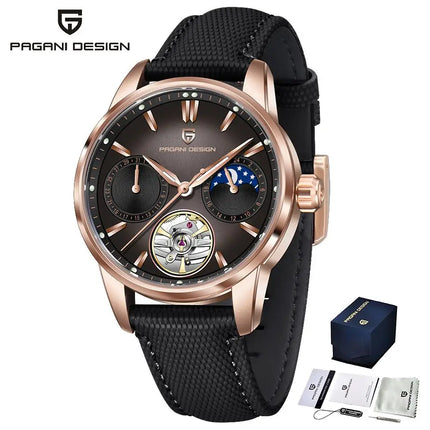 PAGANI DESIGN 41MM Orologio da uomo Orologio meccanico automatico di lusso Orologio da pilota impermeabile in acciaio inossidabile da 100 m PDYS021