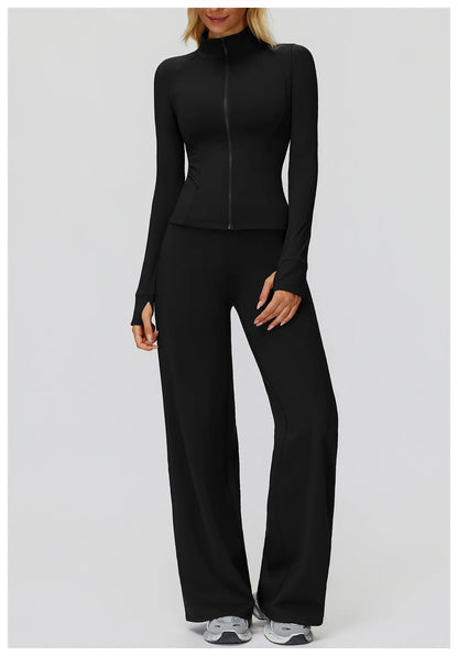 Yoga Pants High Waist Flare Leggings Women Gym Fitness Flared Trousers Breathable Wide Leg Pants Female Workout Dance Trousers