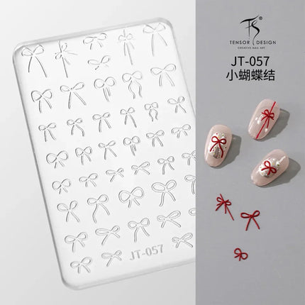 Gothic Letter Nail Art Transfer Printing Steel Plate Nail Art Silicone Stamp Star Heart Dot Bowknot Lace Manicure Tool Templates
