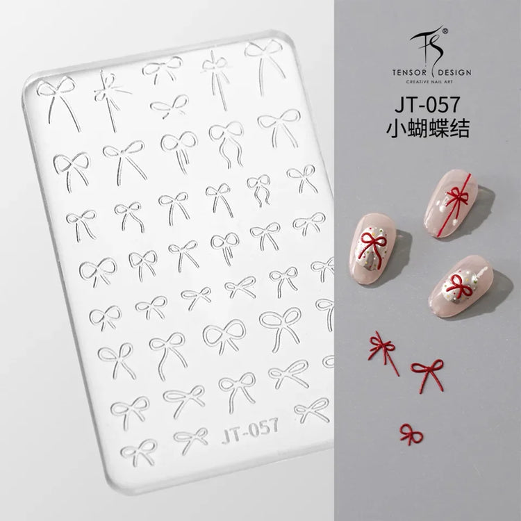 Gothic Letter Nail Art Transfer Printing Steel Plate Nail Art Silicone Stamp Star Heart Dot Bowknot Lace Manicure Tool Templates