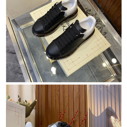 Handmade Men Casual Shoes Genuine Leather Oversize Platform Sneakers Air Cushion Trainers Man Flat Loafers Daily Office Footwear
