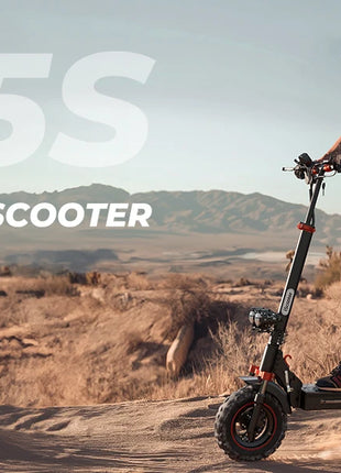iScooter iX5s Monopattino elettrico 15 Ah 1000W con potenti pneumatici, autonomia di 65 km, velocità massima di 45 km/h
