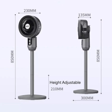 Ventilatore intelligente regolabile con 3 impostazioni di velocità Circolatore d'aria a basso rumore e ventilatore a torre Vento silenzioso e potente Ideale per il raffreddamento domestico