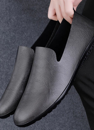 Scarpe da uomo in vera pelle Casual formali mocassini da uomo mocassini estate italiana traspirante Slip on scarpe da barca maschili Over Size 50 51