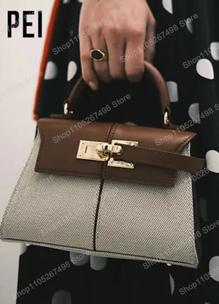 Borsa a Mano JW PEI Elise, Mini Borsa a Tracolla Premium in Pelle Martellata, Elegante Borsetta da Donna Versatile per Uso Quotidiano