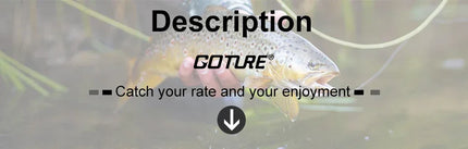 Goture 100% Polyester Fly Fishing Bag, Ultra-Light Chest Bag with Multiple Pockets, Fishing Accessory Bag, Outdoor Shoulder Bag
