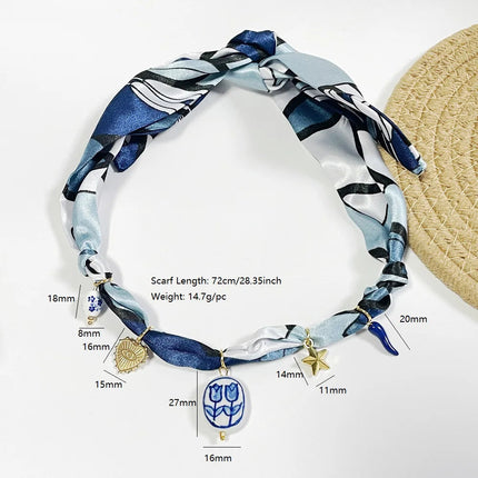 Collana bandana morbida con ciondolo a forma di fiore a forma di cuore placcato in oro per gioielli impilabili da donna e ragazza PlatiNum