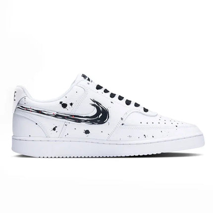 Sneakers Personalizzate Nike Court Vision 1 Low Ink Wash Stile Cinese Splatter Resistenti all'Usura Scarpe da Skate per Uomo platinumshop