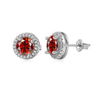 YB Silver - Rouge / 0,5 ct Zircon SANS TRAITEMENT