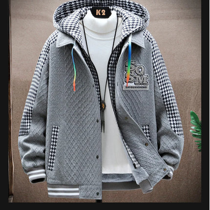 Winter Men's Sets Tracksuit Men Wool Hooded Sweatshirt Thicken Warm Sportswear Male Casual Suit Two Piece Sets