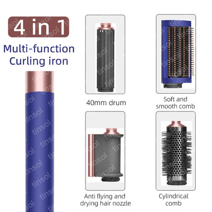 6-in-1 multifunctional hair styler, 110,000 RPM high-speed hair care, ionic hair dryer, quick drying, automatic curling set