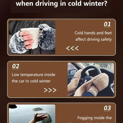360° Rotation Winter Fast Car Heater 12V/24V Car Heater Fan Large Blowing Area Adjustable Wind Speed Windshield Defogging 2026