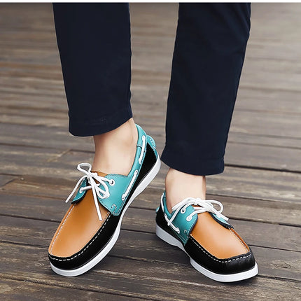Moda uomo scarpe da barca scarpe da ponte Casual in pelle 2023 mocassini primavera autunno Designer di marca di lusso antiscivolo vendita calda