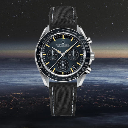PAGANI DESIGN 2026 Nuovo CK2988 Orologio da Polso da Uomo al Quarzo di Lusso Retrò con Funzione Luna, Vetro Zaffiro e Cronografo di Precisione
