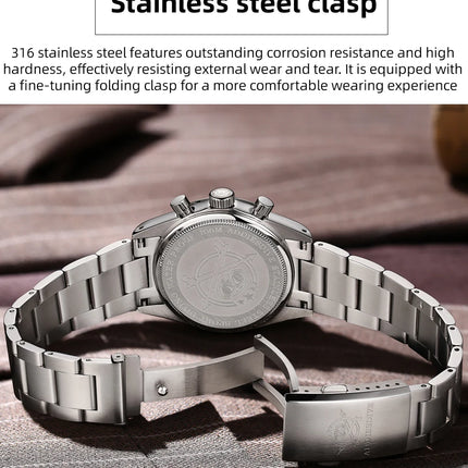 ADDIESDIVE 37mm Watch For Men Chronograph 10Bar Diver BGW9 Luminous Bubble Mirror Glass AD2539 Aluminum Ring VK63 Quartz Watches