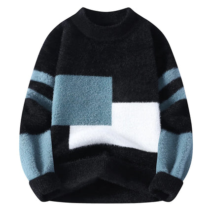 Sweaters men Winter Letter pattern thick sweater men Student youth sweaters autumn Men's wool pullovers full