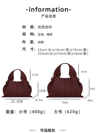 Mini borsa a mano in pelle martellata, manico con fibbia e chiusura metallica, tracolla rimovibile per uso quotidiano
