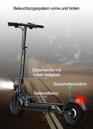 Monopattino Elettrico JOYOR Y8-S per Adulti, 500W 48V26Ah, 25km/h, Ruote da 10 Pollici, Pieghevole, Magazzino in Germania, Certificato CE ABE