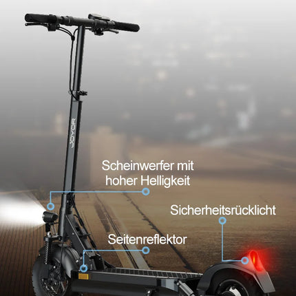 Monopattino Elettrico JOYOR Y8-S per Adulti, 500W 48V26Ah, 25km/h, Ruote da 10 Pollici, Pieghevole, Magazzino in Germania, Certificato CE ABE