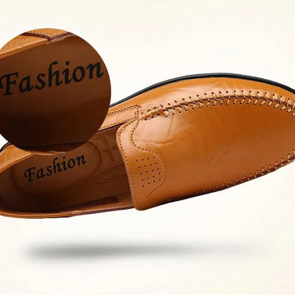 Scarpe Casual in Pelle da Uomo, Sneakers Estive di Lusso in Vera Pelle, Mocassini Italiani Traspiranti Slip-on