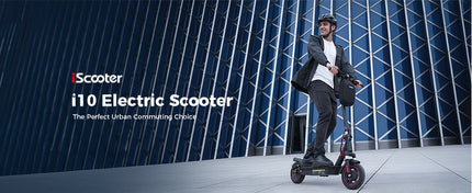 IScooter i10 Scooter elettrico 10 pollici 650W 15Ah Scooter elettrico pieghevole Kick Scooter gamma massima 45km eScooter elettrico Whit APP