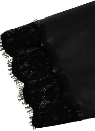 Pigiama da donna lussuoso con scollo a V in 4 pezzi camicia da notte sexy pizzo in raso halter accappatoio in raso di seta camicia da notte per la casa pigiama sexy per la casa platinumshop