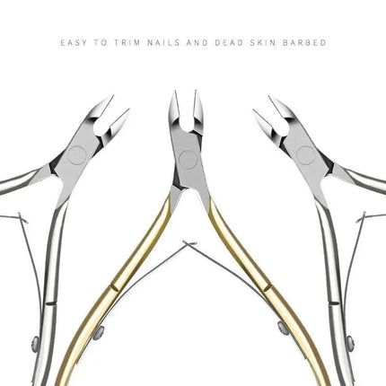 Nail Cuticle Nipper Products Wholesale Nail Removal Dead Skin Stainless Steel Special Beauty Pliers Nail Groove