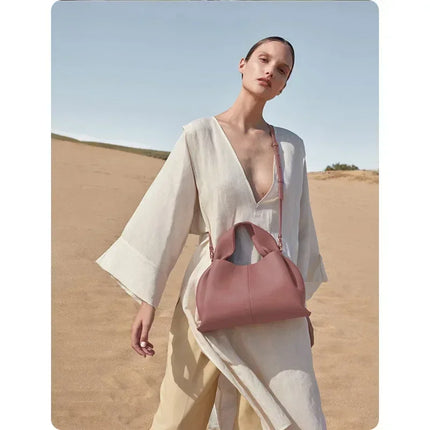 Borsa a Tracolla di Lusso da Donna Designer Autunno/Inverno 2025 – Con Motivo Lychee e Dettaglio a Nuvola sulle Spalle