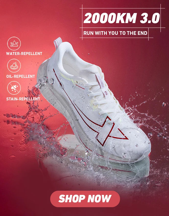 Xtep 2000km 3.0 Running Shoes For Men 2025 Spring Sneakers Cushioning Training Jogging Wear-Resistant Lightweight 875119110032