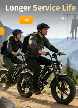 Nuova Bici Elettrica POWBEN V20 2026 UE, Motore 2000W, Velocità Massima 50km/h, Batteria 52V 15Ah, Pneumatici 20×4.0, Cambio a 7 Velocità SL-TX30-7R, E-Bike per Adulti