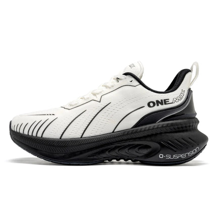 ONEMIX Nuove scarpe da corsa ammortizzanti per uomo Runner pesanti adatti Stringate Sport Donna Scarpe da ginnastica da uomo atletiche all'aperto antiscivolo PlatiNum