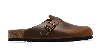 Sandali in pelle di alta qualità, nuovi, alla moda, estivi, unisex, con suola morbida, modello Susal.