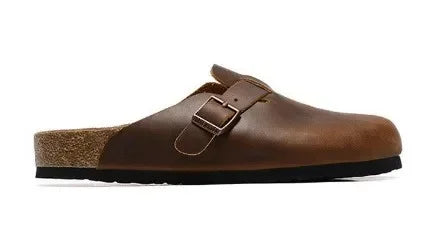 Sandali in pelle di alta qualità, nuovi, alla moda, estivi, unisex, con suola morbida, modello Susal.