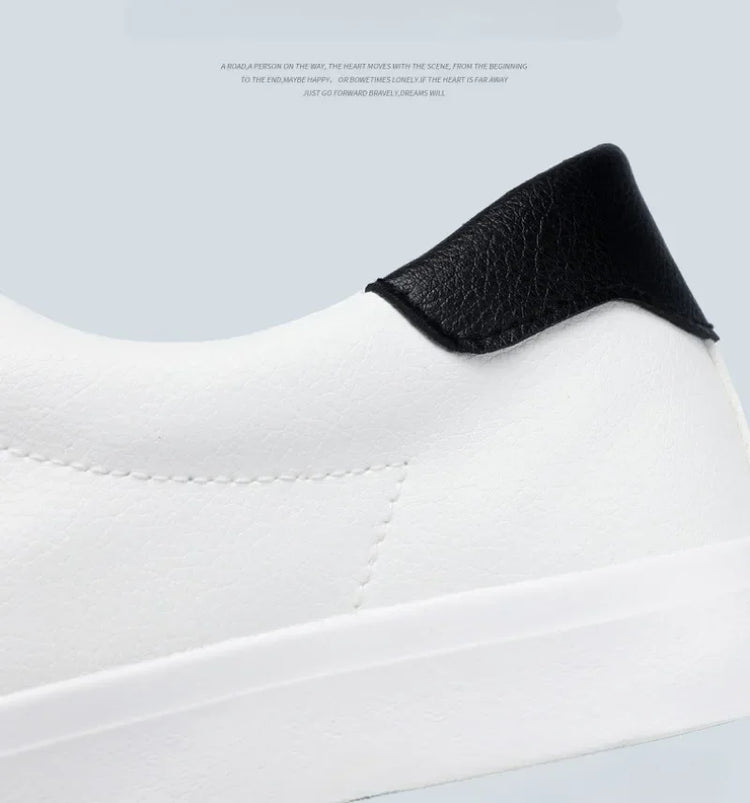 Classic Men Leather Casual Shoes High Quality Comfortable Platform Sneakers Men Flats Shoe Loafers British Jogging Shoe Hot Sale