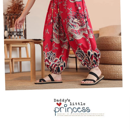 Vendite calde Pantaloni da uomo in cotone comodi pantaloni da spiaggia larghi stampa casual Harem elegante abbigliamento estivo pantaloni larghi giapponesi sottili