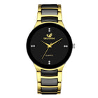 ORLANDO Orologi di lusso da uomo Nuovo arrivato Orologio da polso in acciaio al quarzo oro nero freddo Squisito orologio Masculino Relogio Orologio di moda platinumshop
