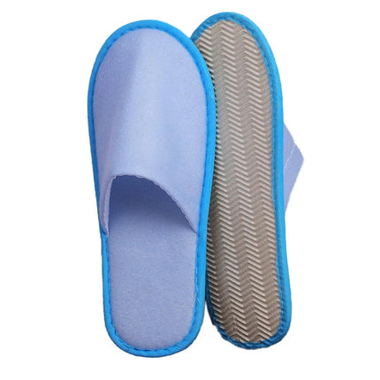 Disposable Slippers for Women and Men Non-Slip Hotel Travel Slippers Indoor Guest Slippers for Home Unisex Closed Toe Shoes Family Salon