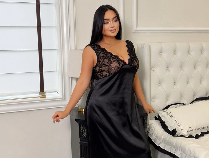 Camicie da notte sexy da donna, reggiseni e camicie da notte erotiche, camicie da notte sexy in pizzo, abiti morbidi slim fit in tinta unita, scollo a V. lingerie sessuale