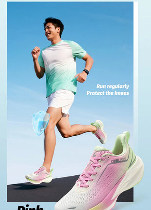 ONEMIX Scarpe da corsa da jogging per uomo Scarpe da ginnastica da esterno super leggere Scarpe da passeggio antiscivolo con ascensore Donna PlatiNum