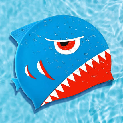 Cuffia da nuoto per bambini con dinosauro simpatico cartone animato Cuffia da nuoto per ragazzi e ragazze Cuffia da nuoto per bambini impermeabile ad alta elasticità in silicone morbido