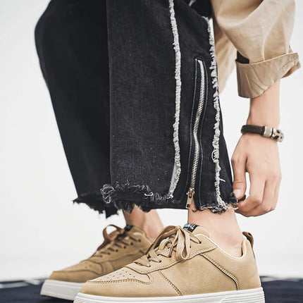 1 Pair Sports Casual Skateboarding Shoes Comfortable and Fashionable, With a Snug Upper That Fits the Foot and a Slip-Resistant,