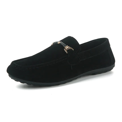 Estate nuove scarpe da uomo alla moda mocassini morbidi di alta qualità mocassini in pelle scamosciata Casual Flats Outdoor Light Walking scarpe da uomo Zapatos