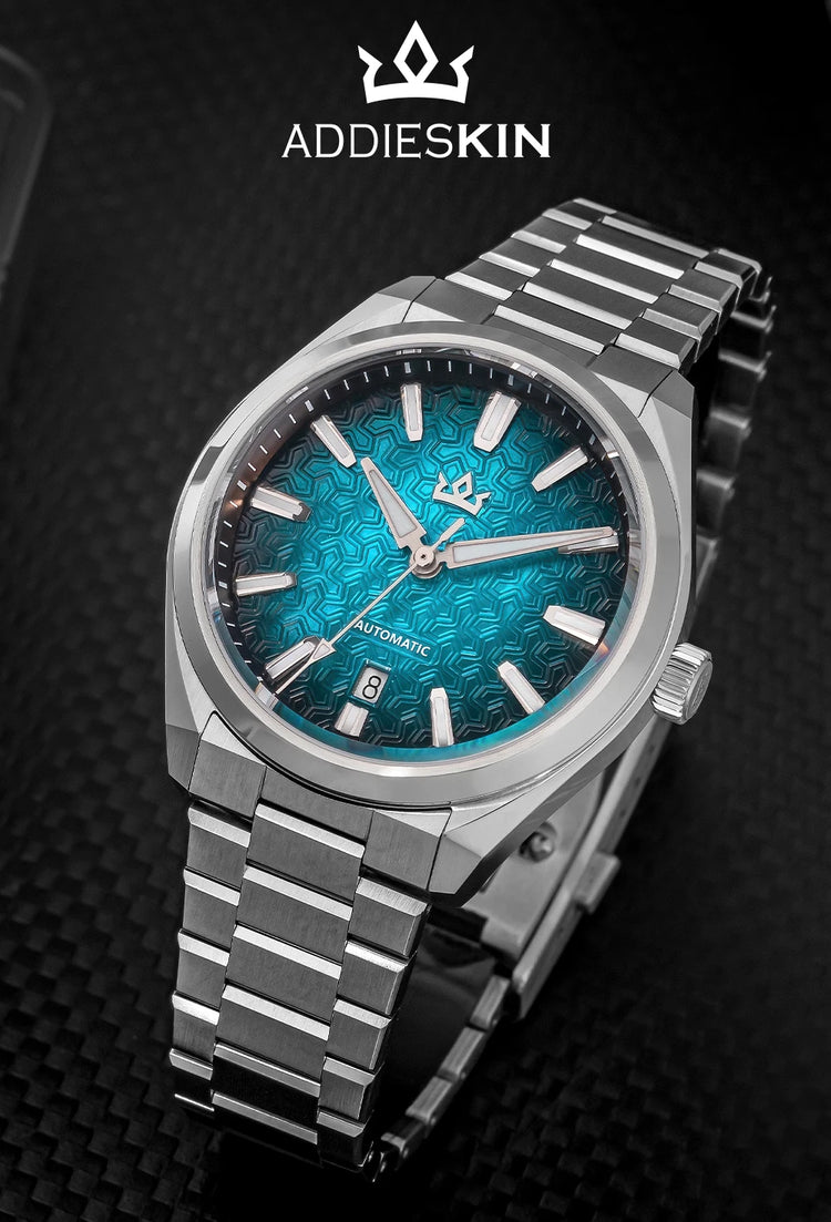 AddiesKin K014 Mechanical Watch for Men ST2130 Automatic Movement (ETA 2824 Compatible) 40mm Stainless Steel Case Cameo Shell