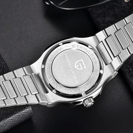 PAGANI DESIGN 2026 Nuovo Orologio Automatico di Lusso da Uomo, Orologio da Polso Meccanico in Acciaio Inossidabile con Vetro Zaffiro, Quadrante a Barile da 40MM