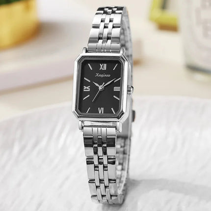 Orologio rettangolare in oro da donna cinturino regolabile in acciaio inossidabile orologio da donna regalo di lusso orologi da polso al quarzo Relojes Para Mujer platinumshop