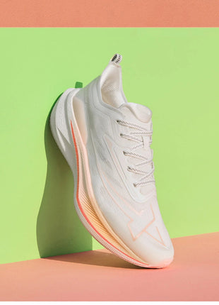 Xtep 2000KM 2.0 Running Shoes Women  Summer Shock Absorption Professional TPU Sneakers 876218110044 (suggest half size down) PlatiNum