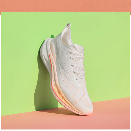 Xtep 2000KM 2.0 Running Shoes Women  Summer Shock Absorption Professional TPU Sneakers 876218110044 (suggest half size down) PlatiNum