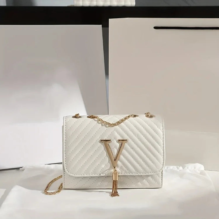 Embroidery Women Crossbody Bag Thread Luxury Handbag Shoulder Bags Brand Sequined Tassel Clutch Small Bag and Purse Party PlatiNum